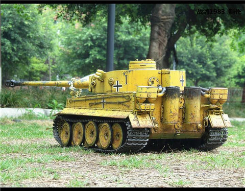 KNL HOBBY Heng Long, 1:16 Tiger RC tank model remote control car shell foundry heavy coating of paint to do the old