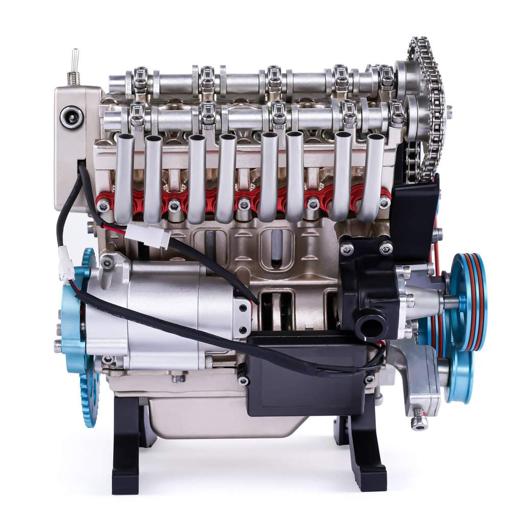 Metal Engine V8 Engine Model Kit 1/3 Full Aluminum Alloy Metal Assembly DIY Kit 500 ...