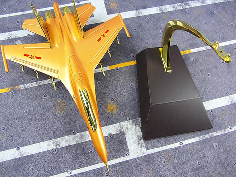 KNL Hobby diecast model Special 32 cm Su 30 alloy fighter model SU-30/ Su 30 aircraft model gold plated 1:70 Air Force of the CPLA