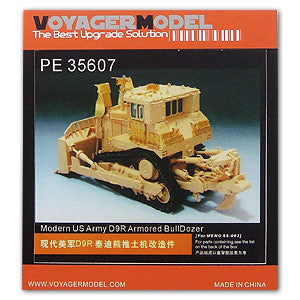 Voyager model metal etching sheet PE35607 D9R armored bulldozer "Teddy Bear" upgraded with metal etch.