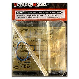 Voyager model metal etching sheet PEA225 M1117 "guard" wheeled armored vehicle "rhinoceros" IED jammer and antenna