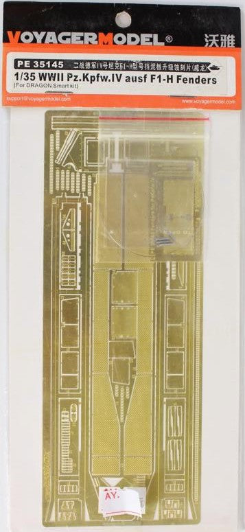 Metal etchings for the upgrading and upgrading of the F1-H movable fender of Voyager PE35145 4