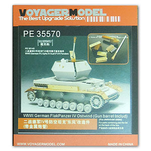 Voyager model metal etching sheet PE35570 4 upgraded metal etch for Dongfeng 3.7cm Flak43 of air combat vehicle