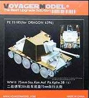 Voyager model metal etching sheet PE35185 38 (t) chassis with 7.5cm metal etch for upgrade of self-propelled anti-tank gun