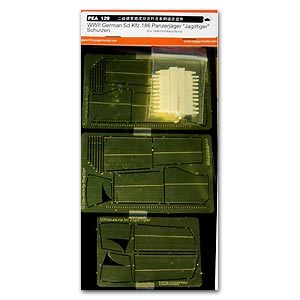 Voyager model metal etching sheet PEA129 "hunting tiger" heavy destroyer vehicle side apron metal etch