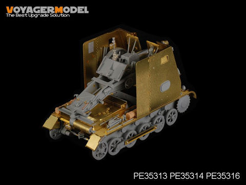 Voyager PE35316 Type B chassis with wing plate modified metal etching parts(Dragon)