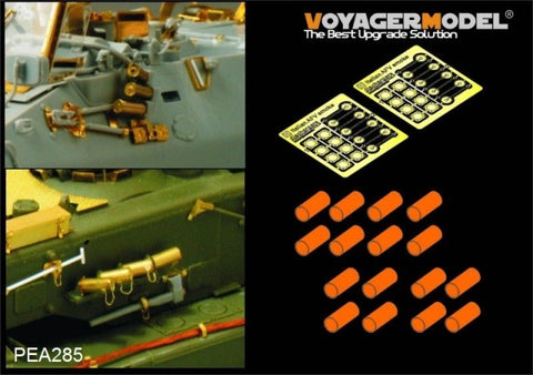 Voyager model metal etching sheet PEA285 modern Italy armored vehicle mounted metal smoke bombs (16 pieces)