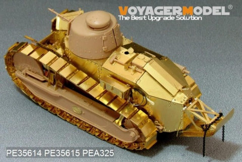 Voyager model metal etching sheet PE35614 Renault FT-17 light combat car casting turret foundation transformation metal etch