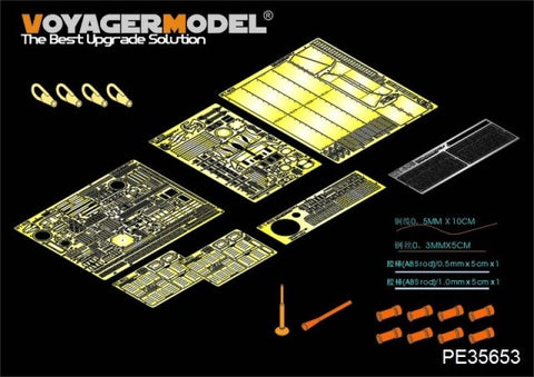 Voyager model metal etching sheet PE 35653 t - 80b metal etcher for main battle tank upgrade