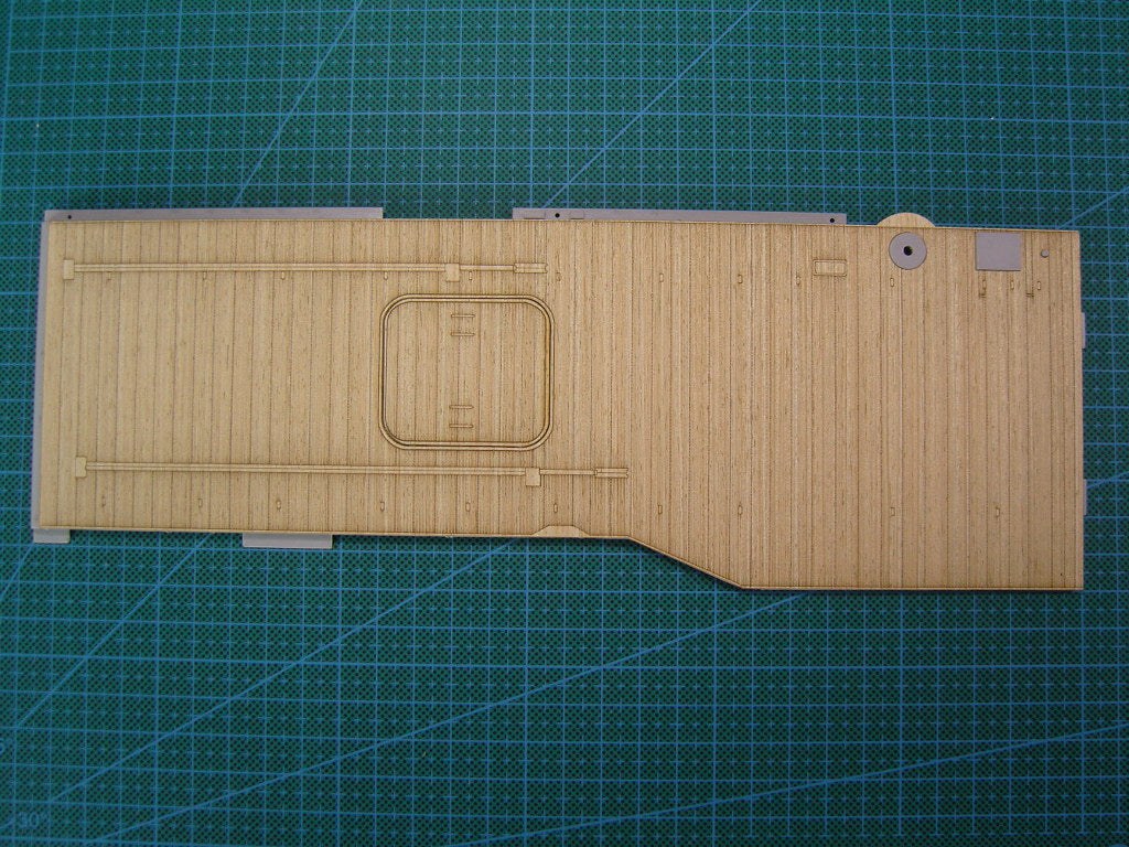 Small handicraft model wooden deck 05610 U.S. Hancock aircraft carrier cv - 19 wooden deck aw 10010