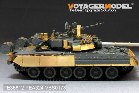 Voyager model metal etching sheet PE35612 T-80U Metallic etching (X-ACT) for upgrading and upgrading of main battle tanks