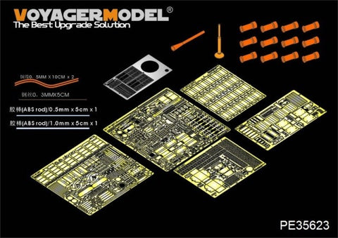 Voyager model metal etching sheet PE35623 Russian T-90 main battle tank upgrade for basic etching parts(number manual)