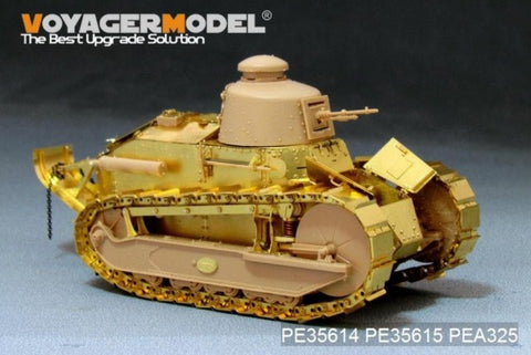 Voyager model metal etching sheet PE35614 Renault FT-17 light combat car casting turret foundation transformation metal etch