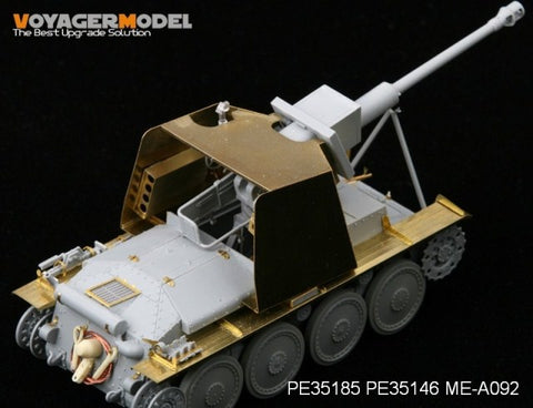 Voyager model metal etching sheet PE35185 38 (t) chassis with 7.5cm metal etch for upgrade of self-propelled anti-tank gun