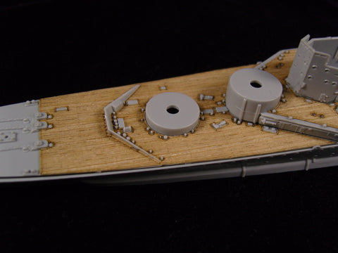 ARTWOX Model Wooden Deck for Trumpeter 05765 British Battleship Battleship 1945 AW20047