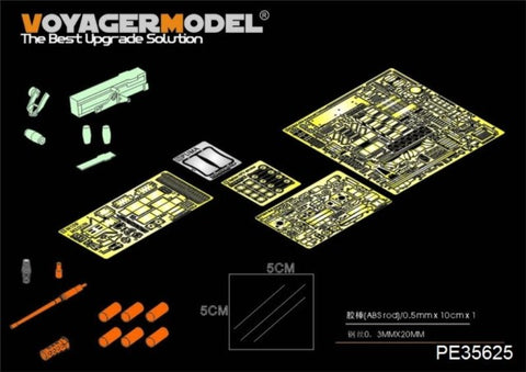 Voyager model metal etching sheet PE35625 Italy leopard 4X4 wheeled armored vehicle upgrade metal etch