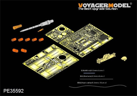 Voyager model metal etching sheet PE35592 No. 2 light tank J type upgrade metal etching parts