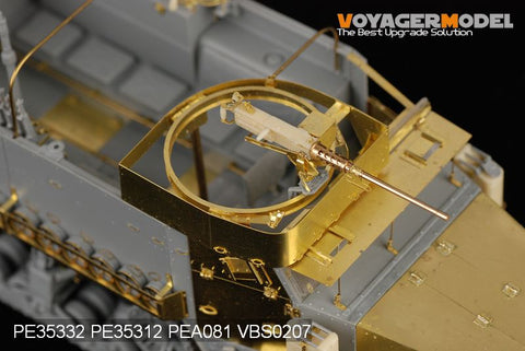 Voyager PE 35332 Metal etching part for upgrading and reforming m3a1 semi-tracked armored transport vehicle