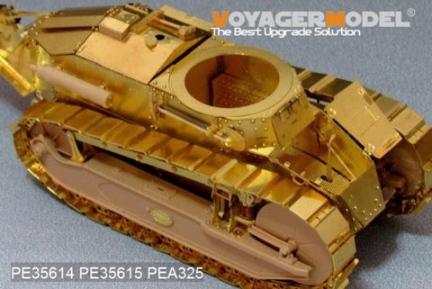 Voyager model metal etching sheet PE35614 Renault FT-17 light combat car casting turret foundation transformation metal etch