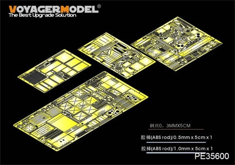 Voyager model metal etching sheet PE35600 Metal etching parts for upgrading BM-21 "hail" mobile Rocket Launcher