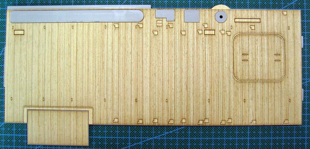 Small handicraft model wooden deck 05610 U.S. Hancock aircraft carrier cv - 19 wooden deck aw 10010