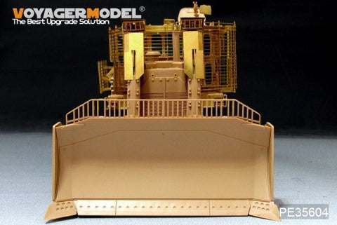 Voyager PE35604 D9R armored bulldozer and additional fence armor upgrade metal etching