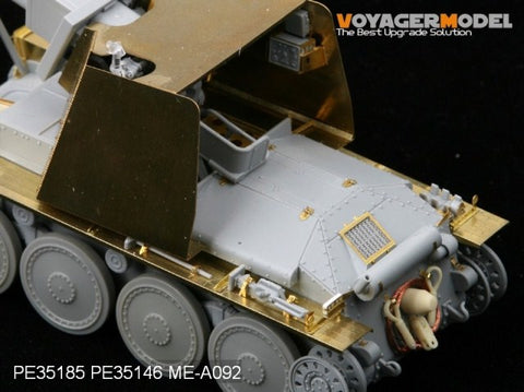 Voyager model metal etching sheet PE35185 38 (t) chassis with 7.5cm metal etch for upgrade of self-propelled anti-tank gun