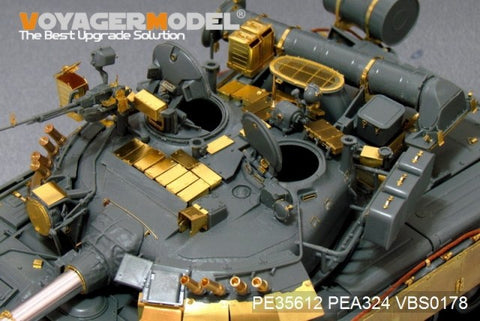 Voyager model metal etching sheet PE35612 T-80U Metallic etching (X-ACT) for upgrading and upgrading of main battle tanks