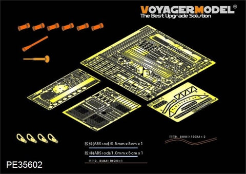 Metal etching for upgrading of the Voyager model metal etching sheet PE35602 BMP-1P infantry fighting vehicle