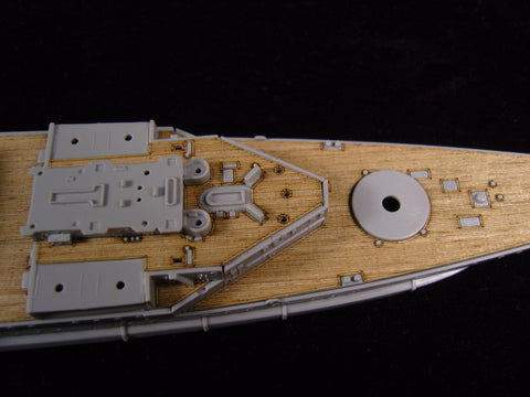 ARTWOX Model Wooden Deck for Trumpeter 05765 British Battleship Battleship 1945 AW20047