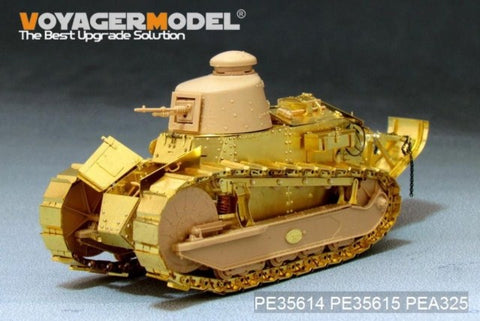 Voyager model metal etching sheet PE35614 Renault FT-17 light combat car casting turret foundation transformation metal etch