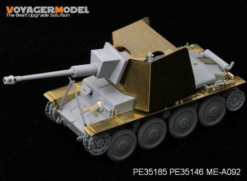 Voyager model metal etching sheet PE35185 38 (t) chassis with 7.5cm metal etch for upgrade of self-propelled anti-tank gun