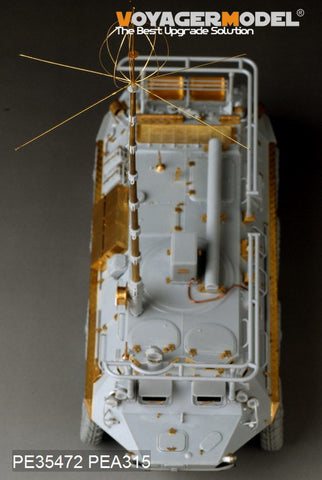 Basic etching for Voyager model metal etching sheet PE35472 BTR-60PU wheeled Armoured vehicle Command upgrade and Transformation