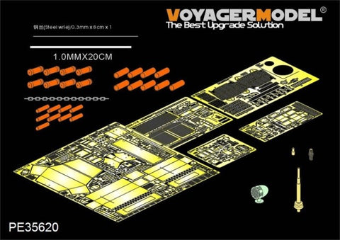 Voyager model metal etching sheet PE35620 Norwegian nm - 116 metal etching part for upgrading and reforming light chariot