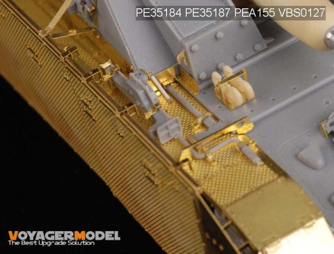 Voyager model metal etching sheet Metal etching parts for the late upgrade PE35184 4 assault gun