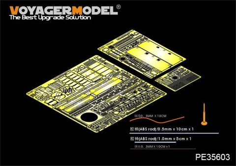 Voyager model metal etching sheet PE35603 Metal etching parts for upgrading 2S1 "122mm" self propelled howitzer