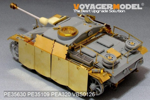 Voyager model metal etching sheet PE 35630 No. 3 assault gun g metal etcher ( dragon ) for later upgrade