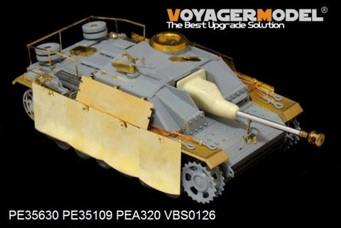 Voyager model metal etching sheet PE 35630 No. 3 assault gun g metal etcher ( dragon ) for later upgrade