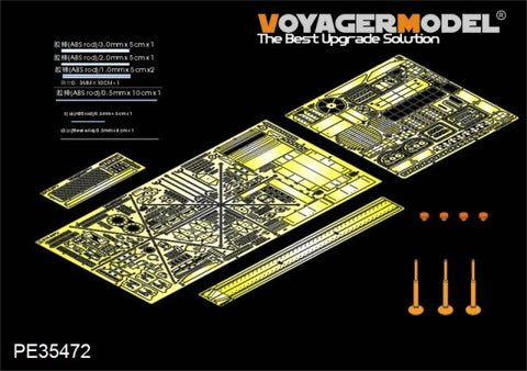 Basic etching for Voyager model metal etching sheet PE35472 BTR-60PU wheeled Armoured vehicle Command upgrade and Transformation