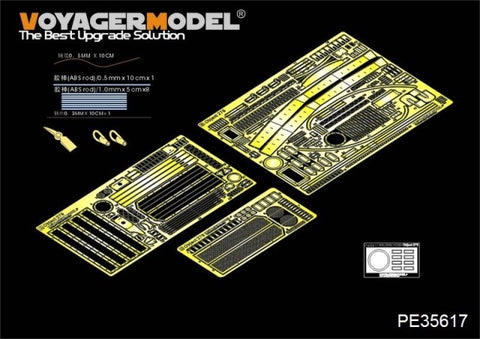 Voyager PE 35617 metal etching for upgrading heavy vehicles in Soviet 279 project