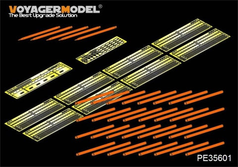 Voyager model metal etching sheet PE35601 BM-21 Hail Rocket Tubes (40) rockets (5)