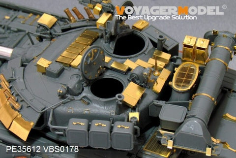 Voyager model metal etching sheet PE35612 T-80U Metallic etching (X-ACT) for upgrading and upgrading of main battle tanks