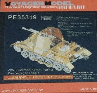 Voyager model metal etching sheet PE35319 1 type B mounted 47mm self propelled antitank gun upgrade metal etching parts