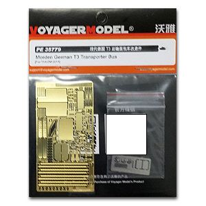 Voyager model metal etching sheet PE35779 Modern German T3 transport van retrofit (with TAKOM 2013)