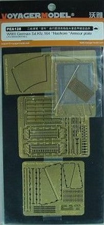 Voyager PEA128 rhinoceros self-propelled antitank artillery armor plate transformation metal etching sheet