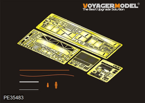 Voyager PE35483 BTR-50PK crawler armored vehicle upgrade metal etching Kit