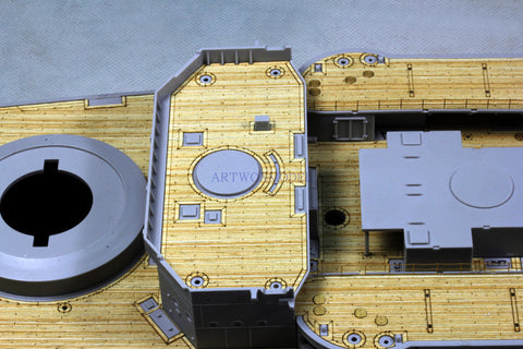 Artwox model wooden deck for Trumpeter 82002 Japan three hat battleship 1902 3M covering paper PE deck AM30004A