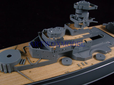 Artwox model wooden deck for Tamiya 78013 German battleship Bismarck wooden deck AW10056