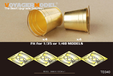 Voyager Model etching sheet TE040 scenario with a bucket retrofit pattern 2