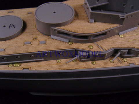 Artwox model wooden deck for ICM/S005 First World War German Border Governor Battleship Wood Deck AW10061